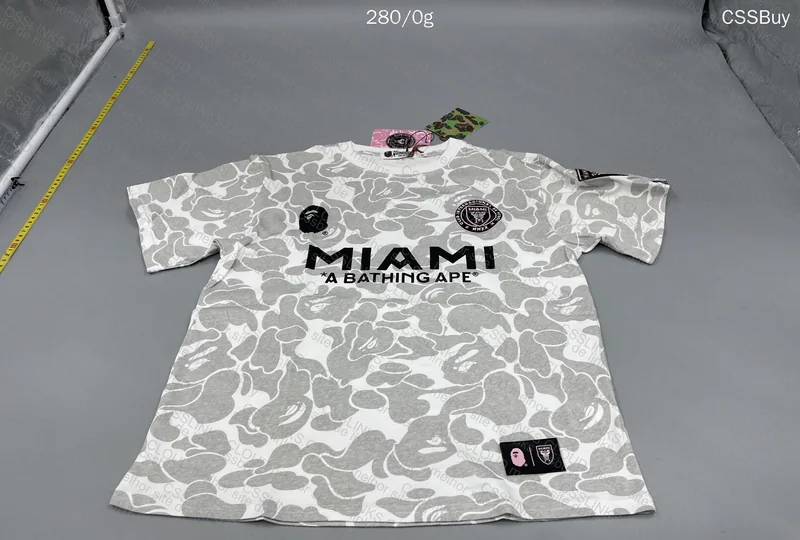 Bape X Inter Miami Shirt