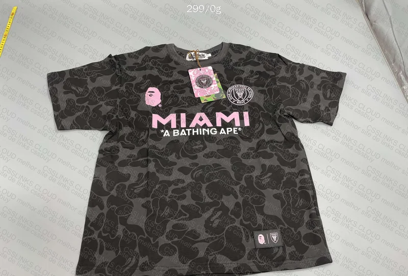 Bape X Inter Miami Shirt