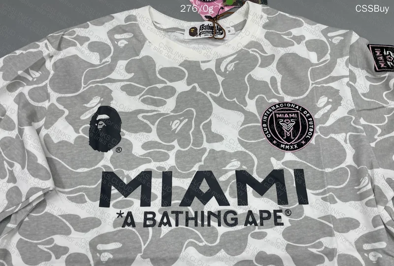 Bape X Inter Miami CF CW White Shirt 3