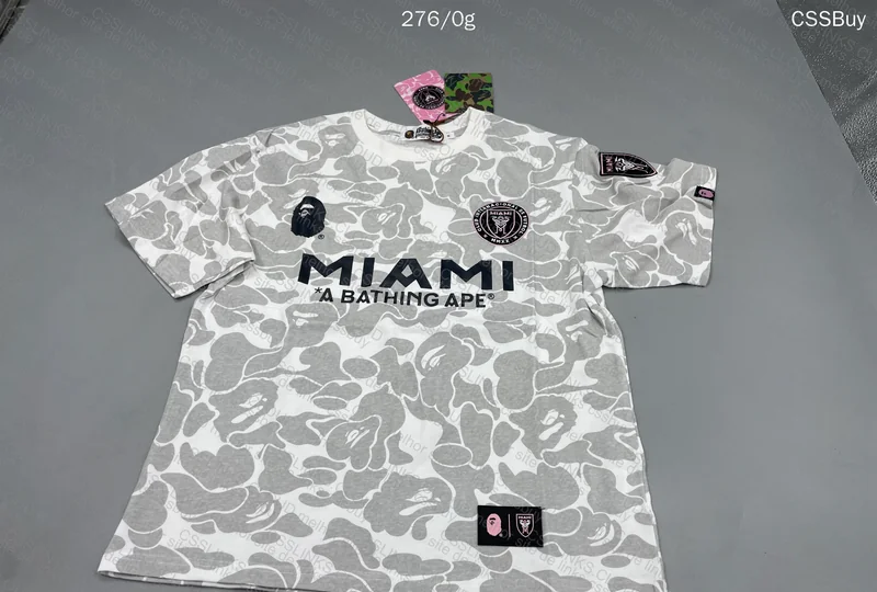 Bape X Inter Miami CF CW White Shirt 6