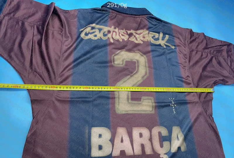 Barça x Travis Shirt with Measurements 6