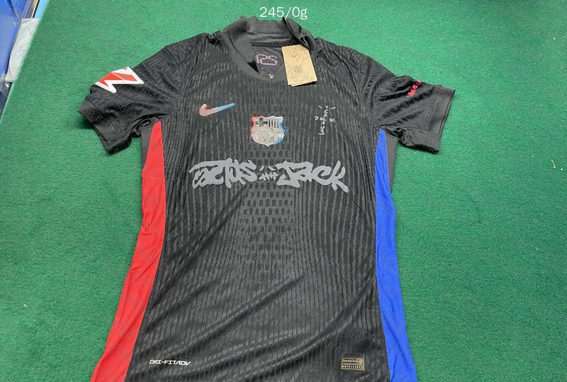 Barcelona Jersey Cactus Jack Custom Lamine Yamal 3