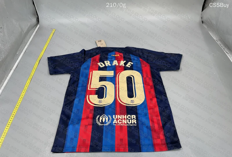 Barcelona Jersey Drake with Measurements 5