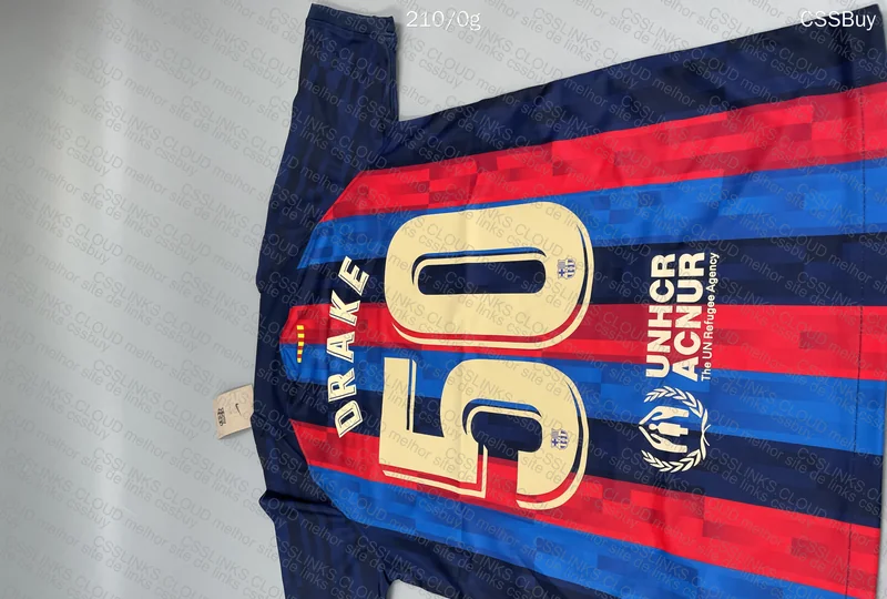 Barcelona Jersey Drake with Measurements 7