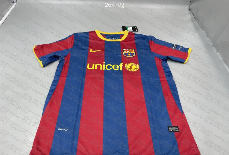 Barcelona Messi 2010-11 Jersey with Badges