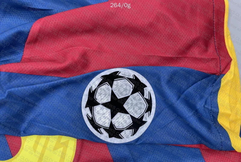 Barcelona Messi 2010-11 Jersey with Badges 8