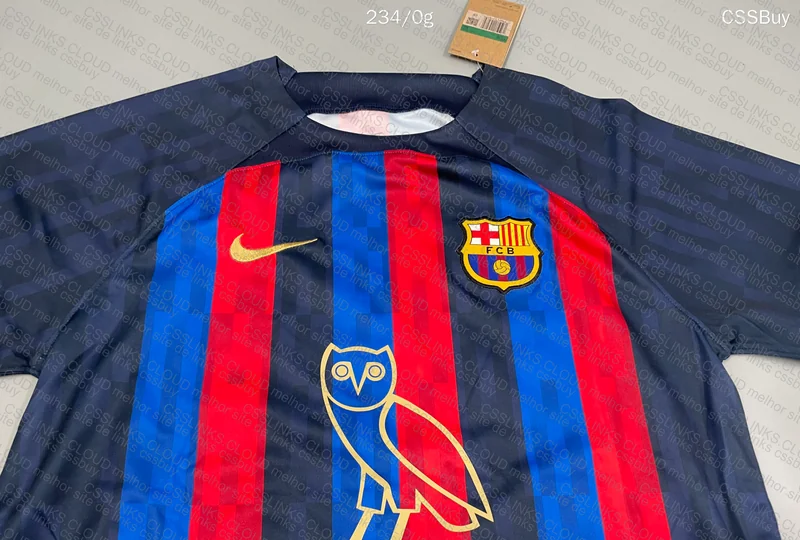 Barcelona x Drake Jersey (with measurements) 3