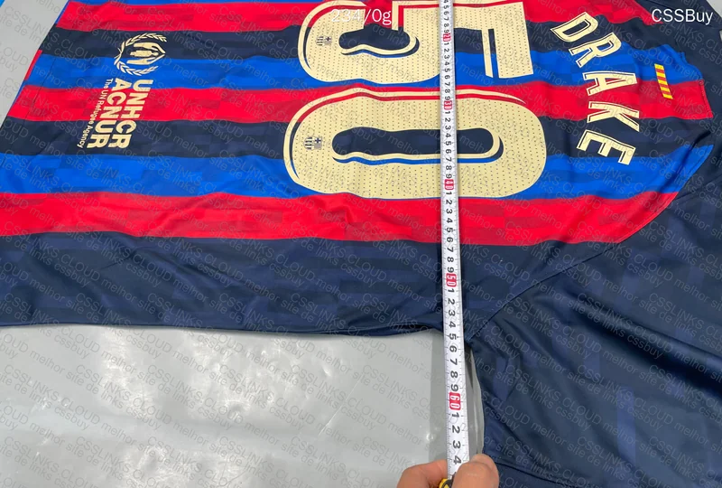 Barcelona x Drake Jersey (with measurements) 6