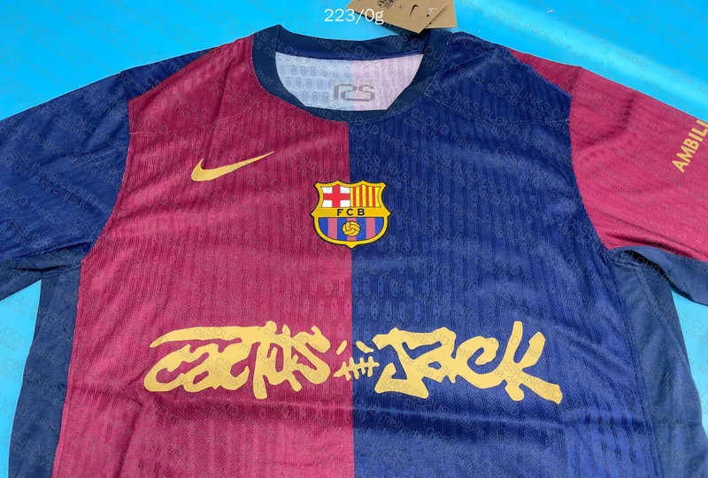 Barcelona x Travis Scott Jersey 2