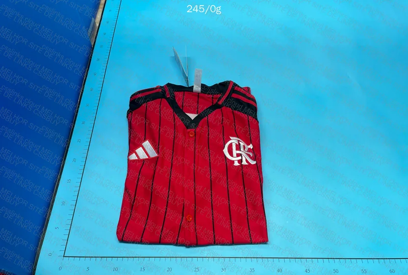 Flamengo 2025 Baseball Shirt (With Embroidered Flamengo) 2