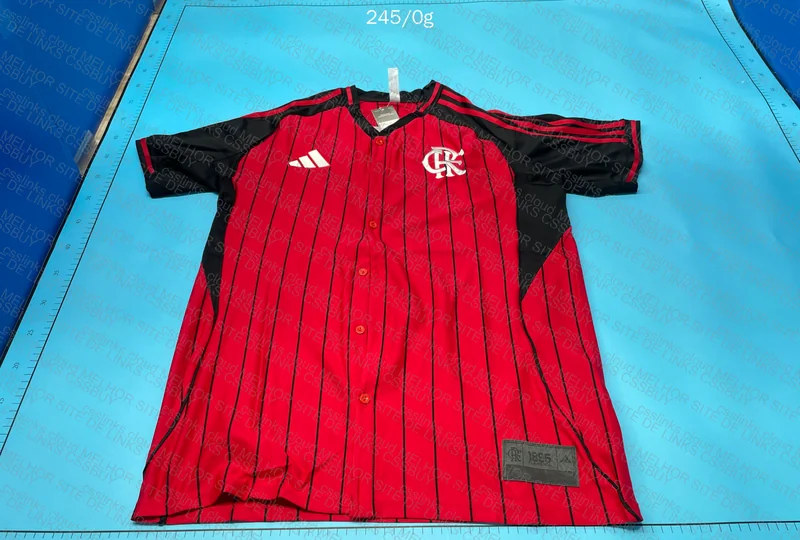 Flamengo 2025 Baseball Shirt (With Embroidered Flamengo) 3