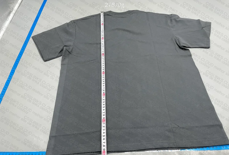 Basic Gray Shirt with Measurements
