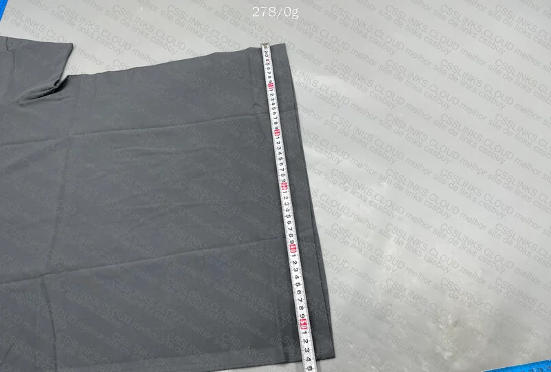 Basic Gray Shirt with Measurements 2