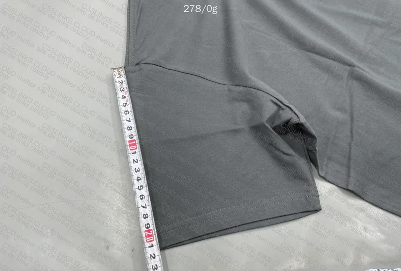 Basic Gray Shirt with Measurements 4