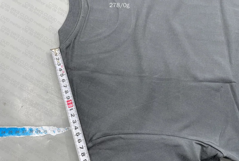 Basic Gray Shirt with Measurements 5