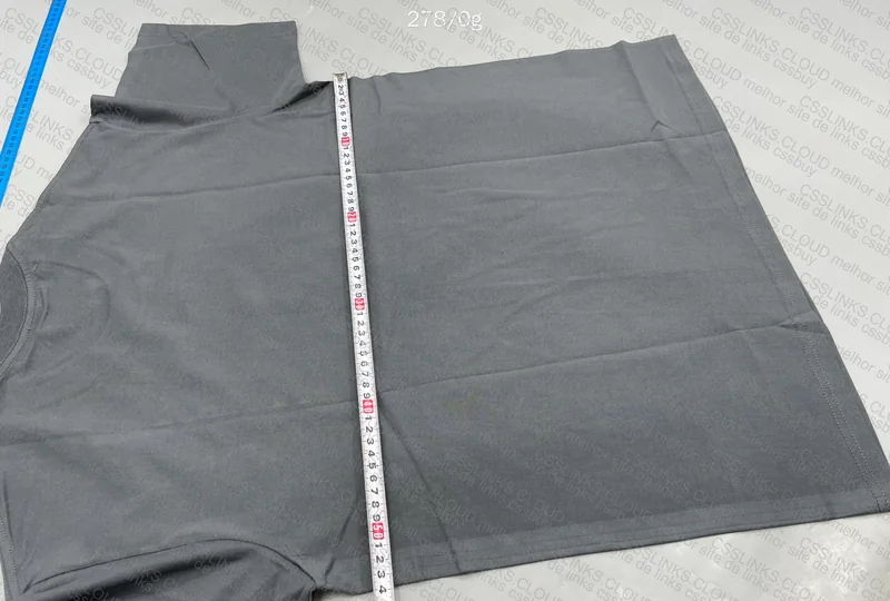 Basic Gray Shirt with Measurements 6