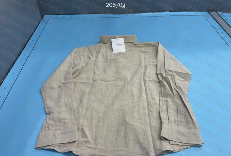 Beige Half Linen Shirt