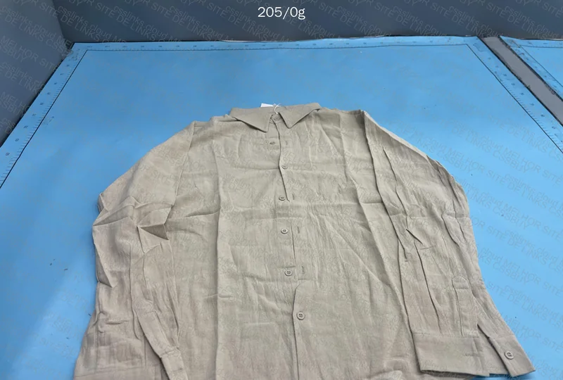 Beige Half Linen Shirt 2