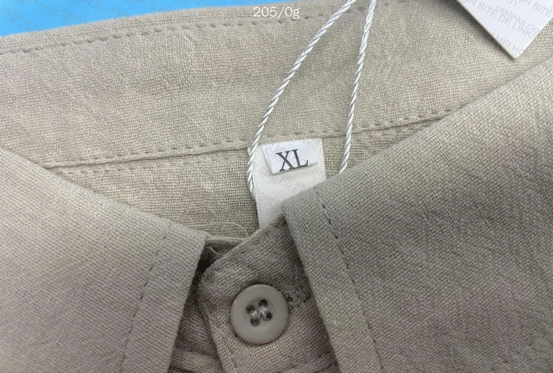 Beige Half Linen Shirt 3