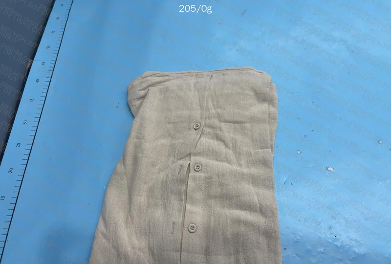 Beige Half Linen Shirt 4