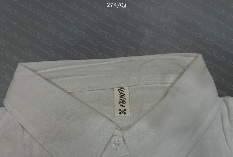 Linen White Shirt with Measurements