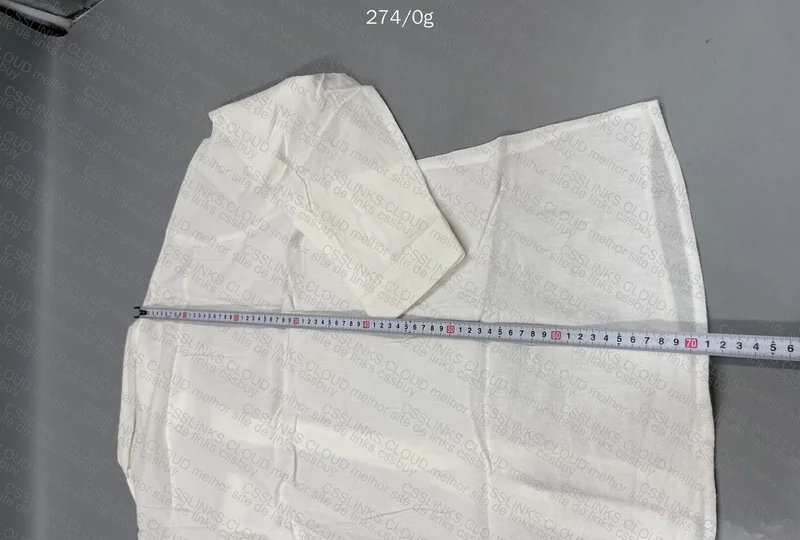 Linen White Shirt with Measurements 2