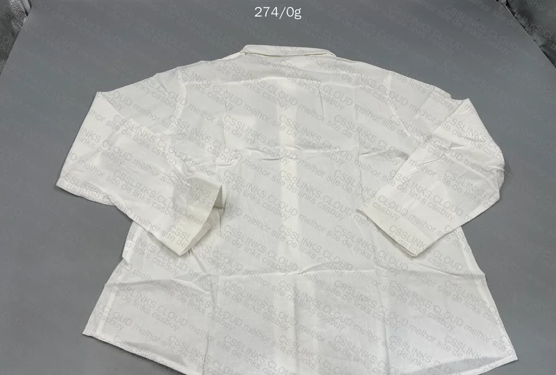 Linen White Shirt with Measurements 4