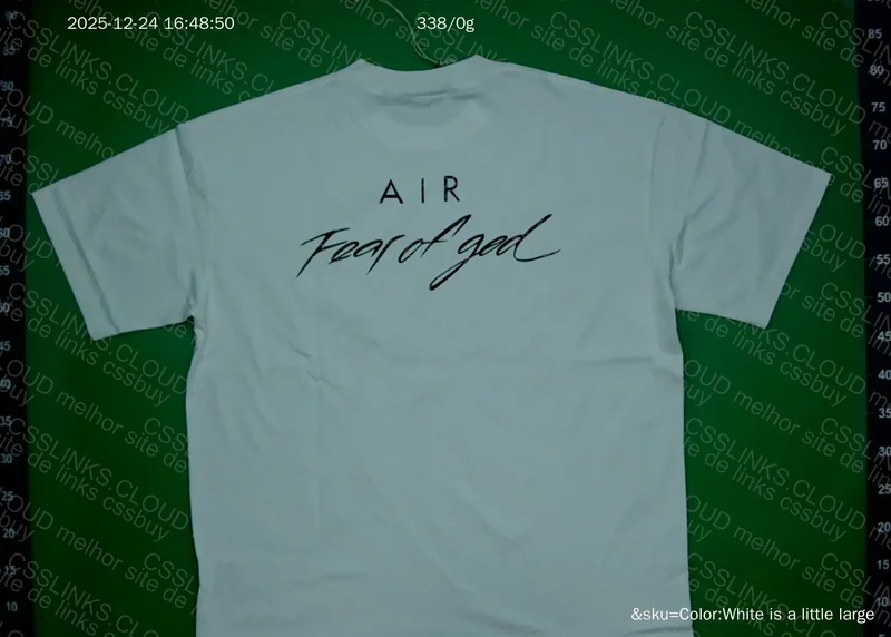 Fear of God Nike White Shirt 2