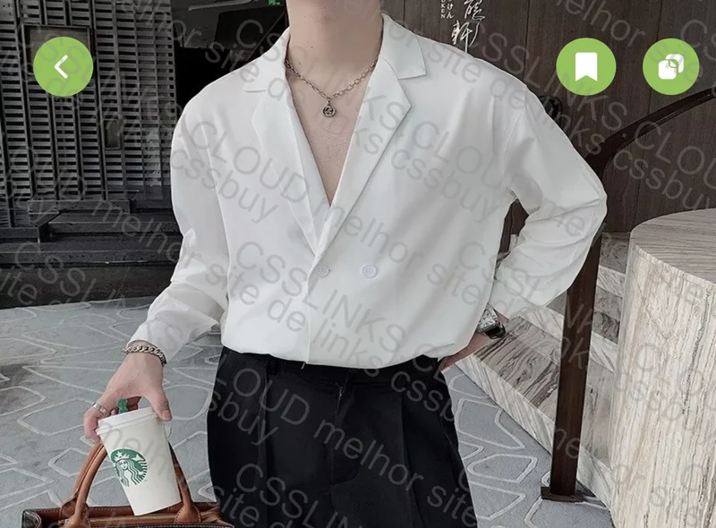 Silk White Shirt