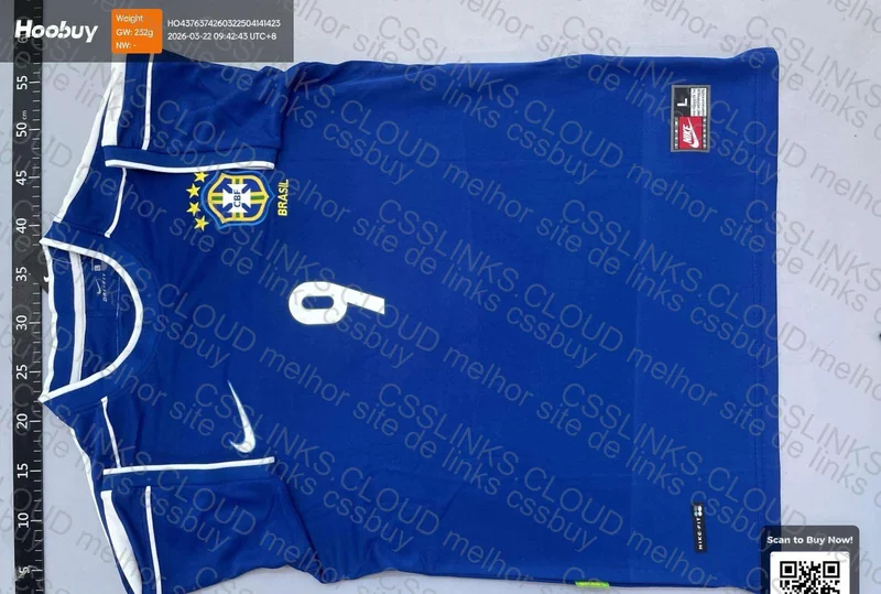 Camisa Brasil 1998 Azul