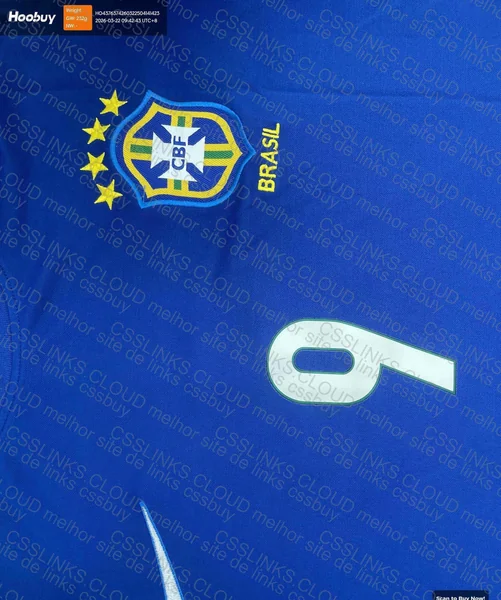Camisa Brasil 1998 Azul 2