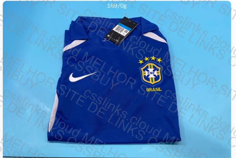 Brazil 2002 Blue Jersey