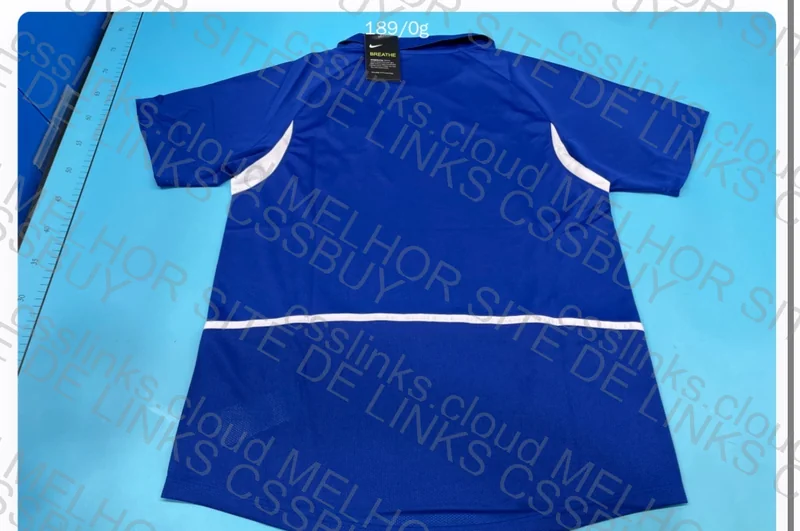 Brazil 2002 Blue Jersey 2