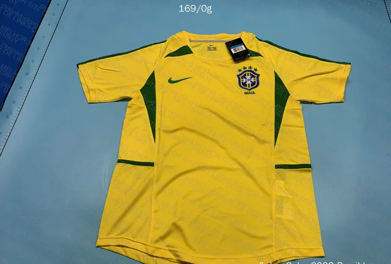 Brazil 2002 Retro Jersey 3