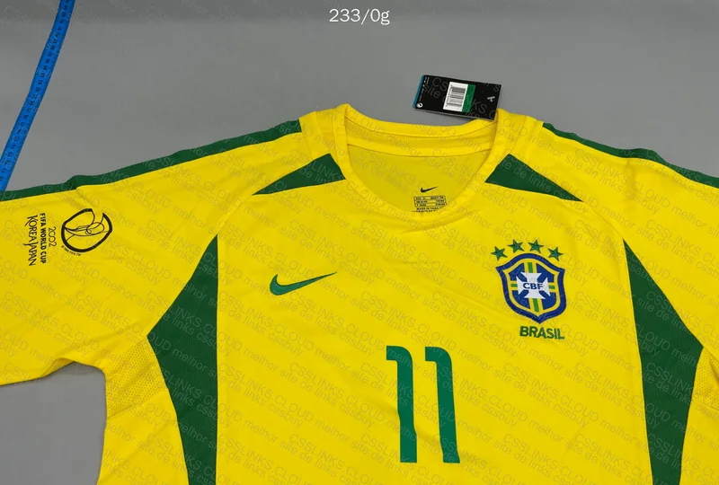 Brazil 2002 Ronaldinho 11 Jersey