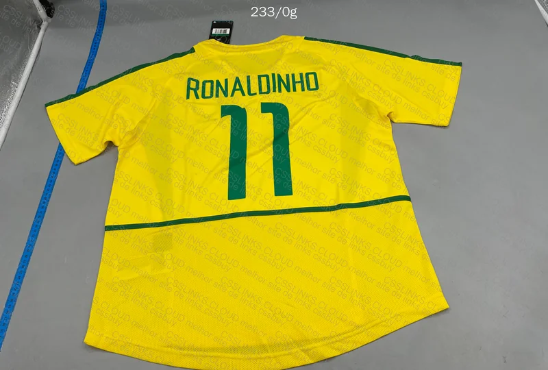 Brazil 2002 Ronaldinho 11 Jersey 2