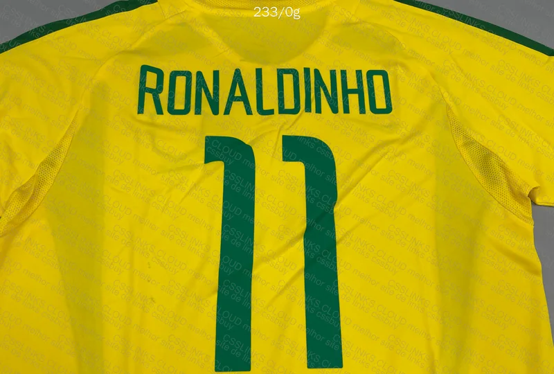 Brazil 2002 Ronaldinho 11 Jersey 3