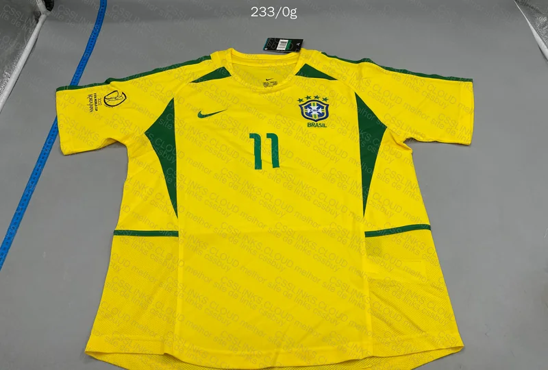 Brazil 2002 Ronaldinho 11 Jersey 5
