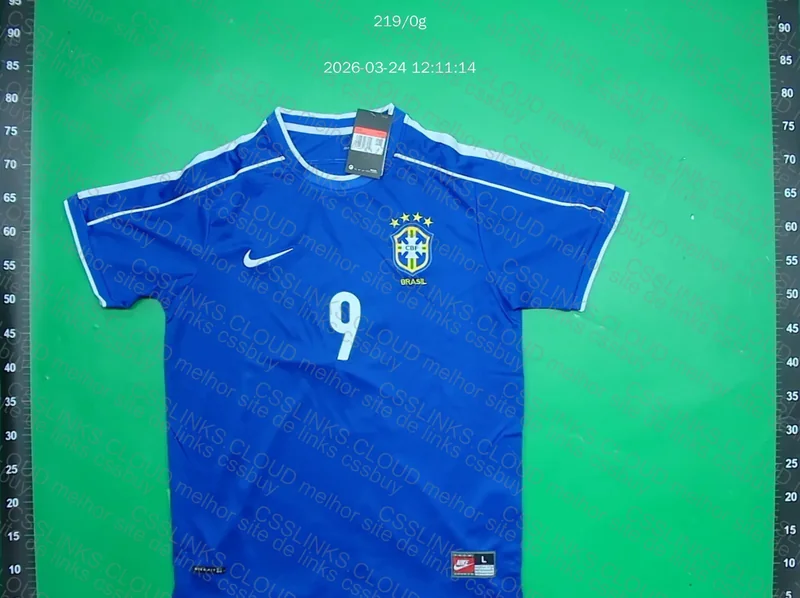 Camisa Brasil Azul 1998 Ronaldo