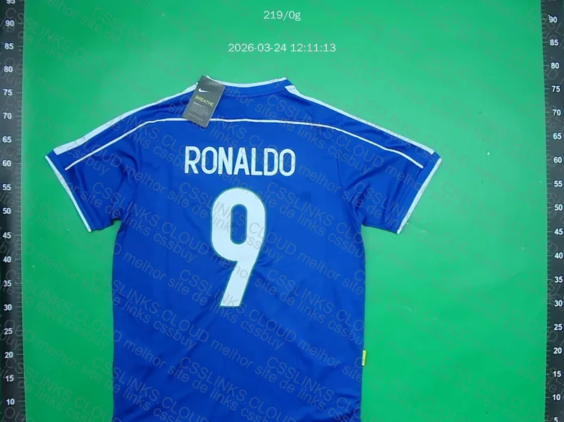 Camisa Brasil Azul 1998 Ronaldo 2
