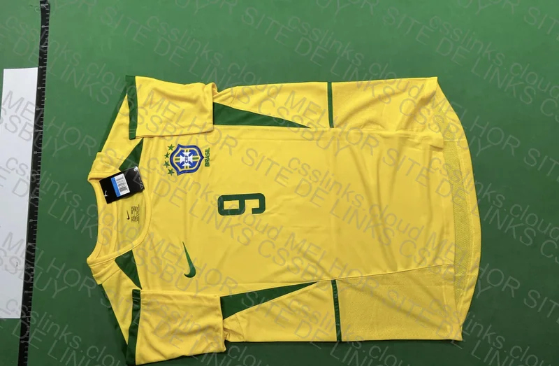 Brazil World Cup 2002 Jersey 2