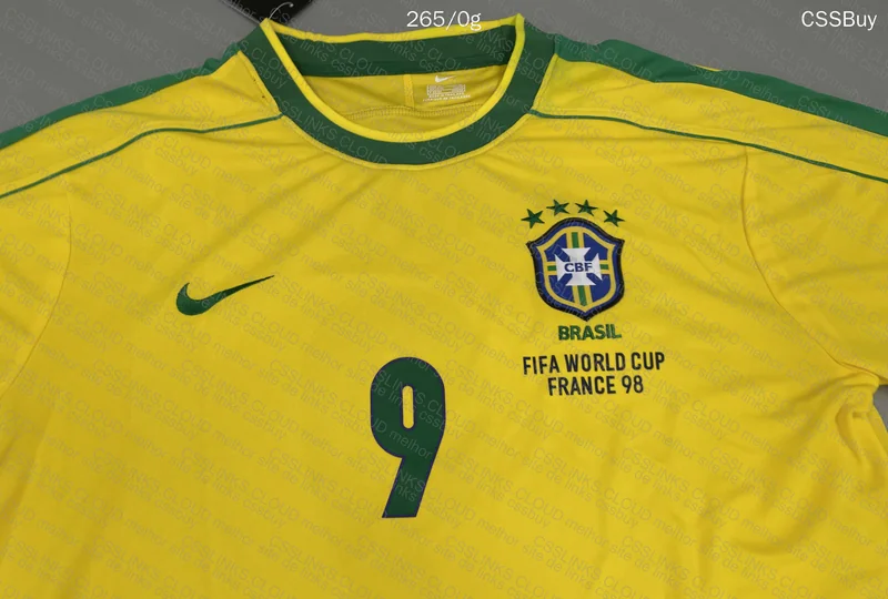 Brazil World Cup 98 Ronaldo Jersey 2