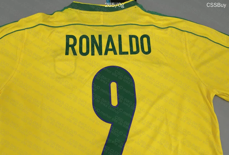 Brazil World Cup 98 Ronaldo Jersey 6