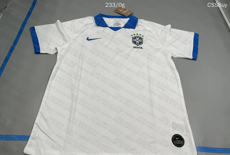 Brazil White Polo Jersey 19-20