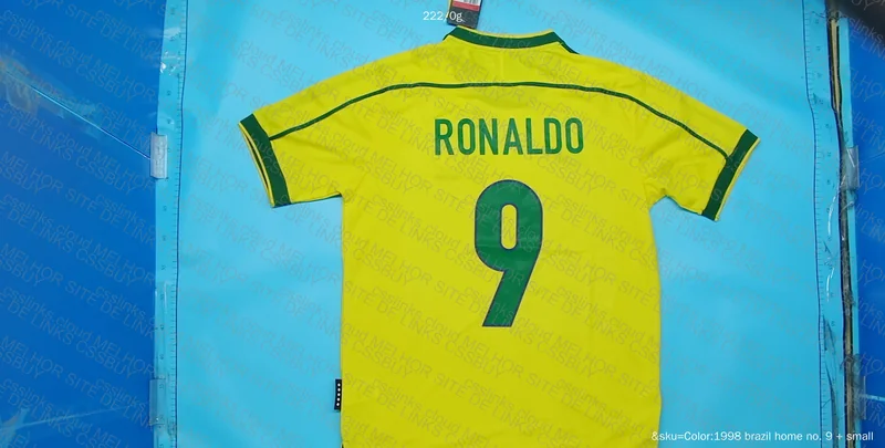 Brazil R9 98 Jersey