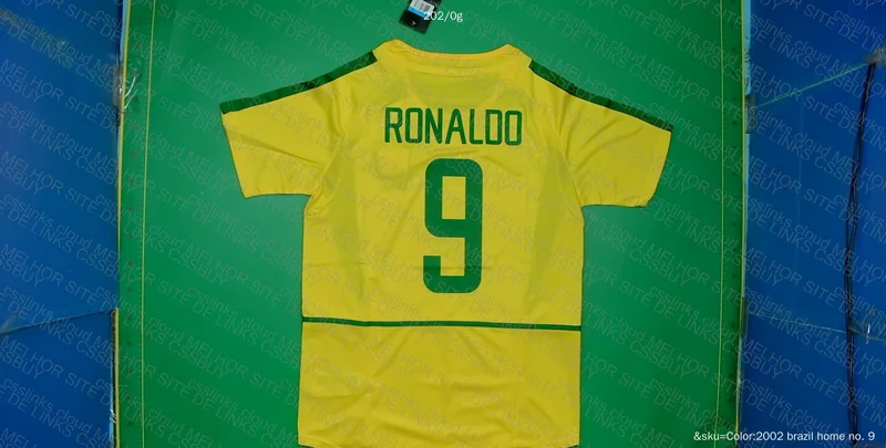 Brazil Retro 2002 Jersey
