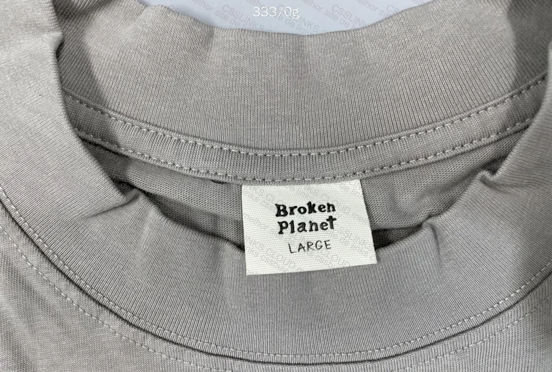 Broken Planet Shirt (With Measurements) 5