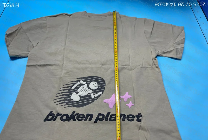 Broken Planet Shirt (With Measurements) 2