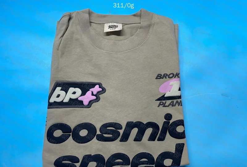 Broken Planet Shirt (With Measurements) 4