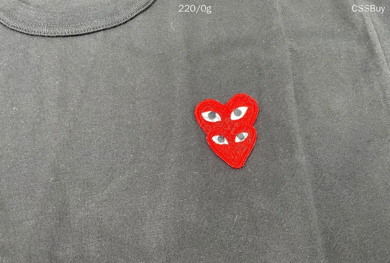CDG Double Heart Shirt 4